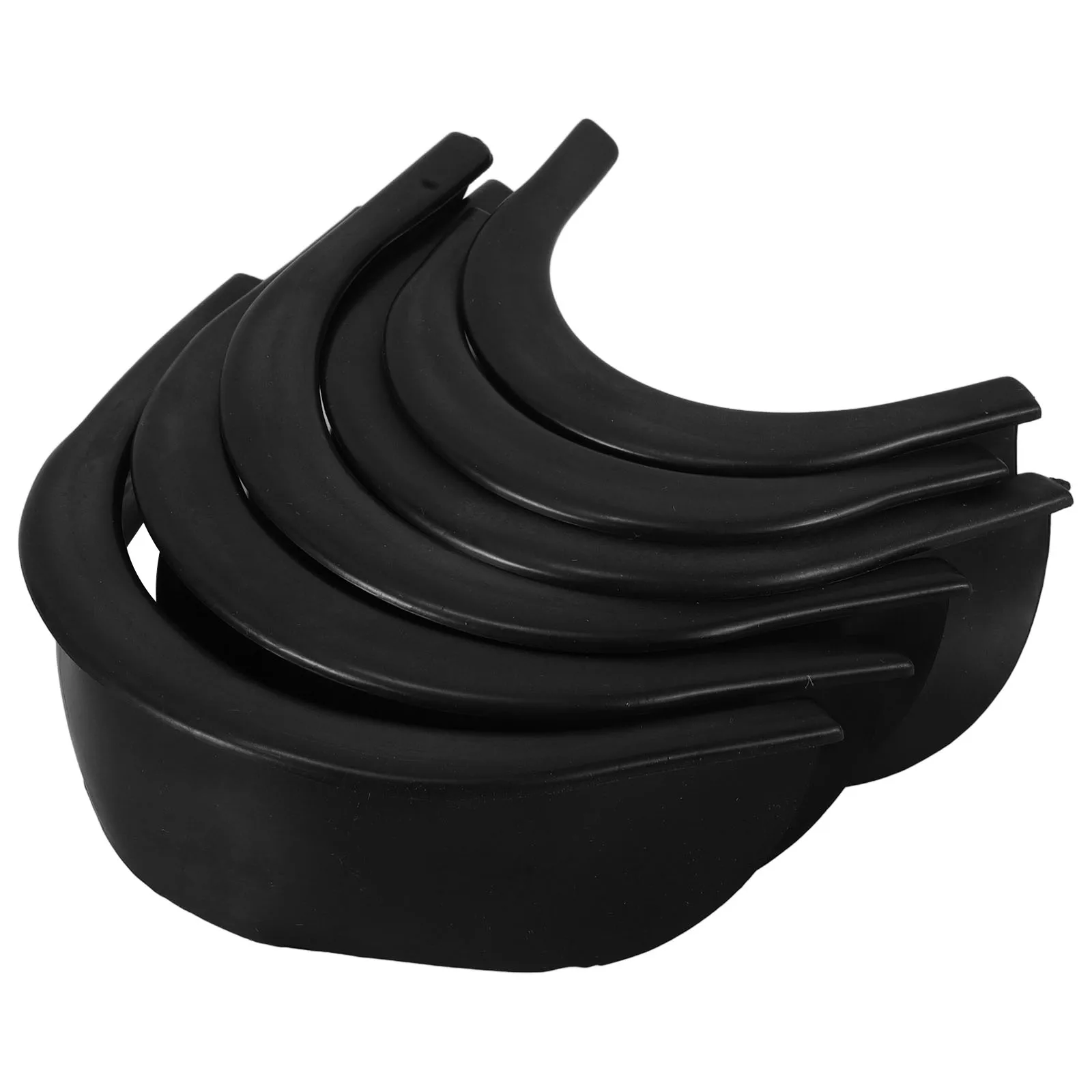 

6pcs Billiard Hole Liners Black Rubber Pool Table Pocket Liners Durable StandardSize TwoInch GameEnhancement Party Accessories