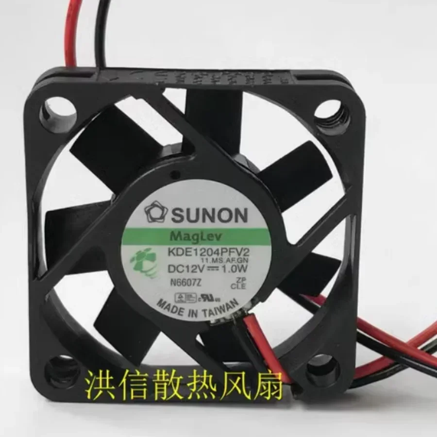 ORYGINALNY 4010 KDE1204PFV2 DC12V 1,0 W 4 CM wentylator chłodzący cichy 2 przewody/3 przewody
