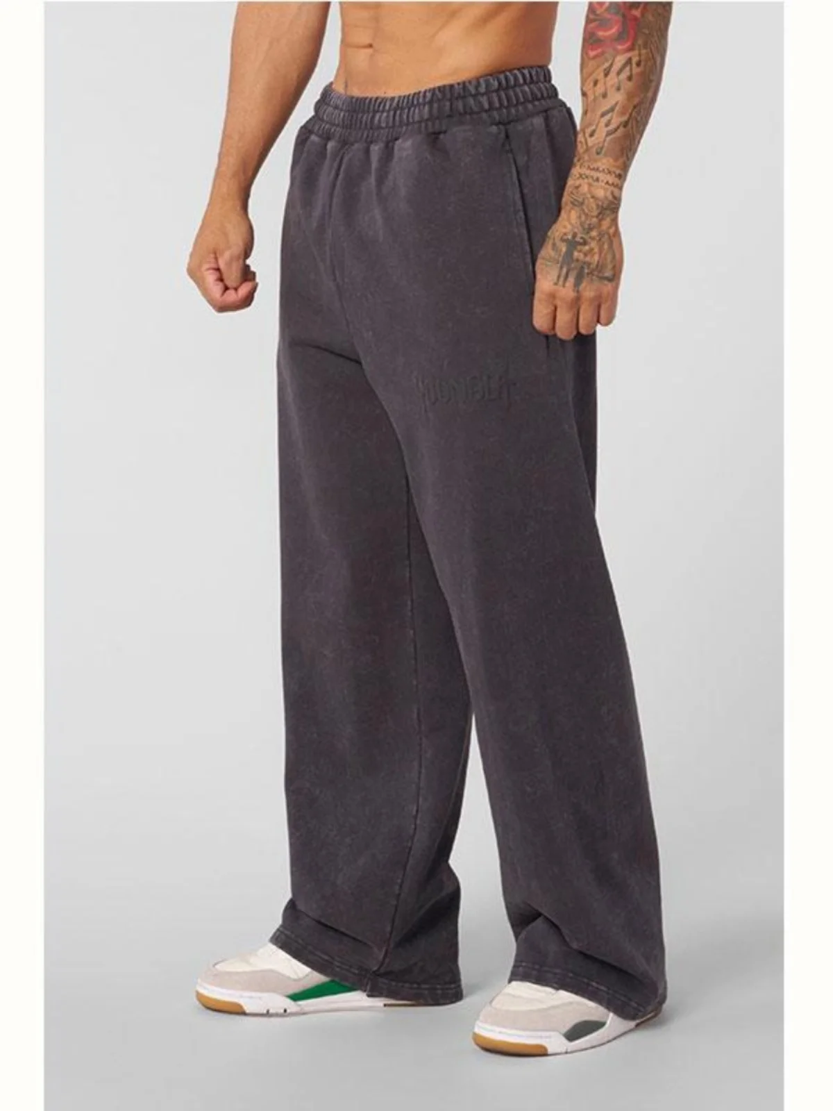 

Спортивные брюки свободного кроя, повседневные, универсальные, модные, для бега, прямые, весенне-осенние, удлиненные