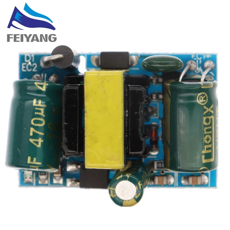 Módulo de fuente de alimentación con interruptor aislado, 5V, 700mA (3,5 W), 12V, 400mA, 5W, para Arduino AC-DC, módulo reductor de 220V, giro de 5V