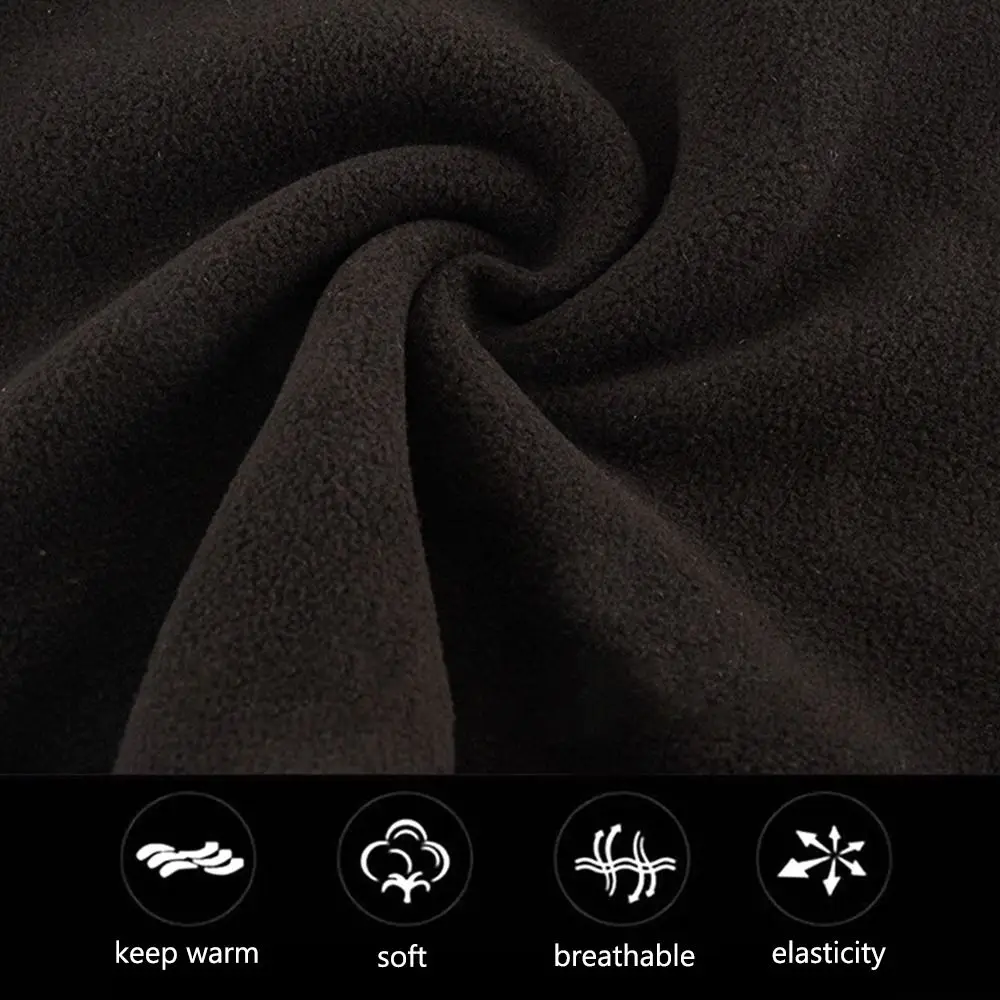 Зимняя флисовая флисовая теплая ветрозащитная шапка-бини, головной убор для спорта на открытом воздухе, мягкая лыжная Балаклава