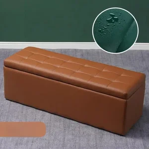 Ottoman Banco Folding Samt, lange Bank für den Schuhaufbewahrung, gepolsterte Fußstütze, rosa Lagerung für Wohnzimmer 10 Hauptverkäufe Banco Veludo - №2