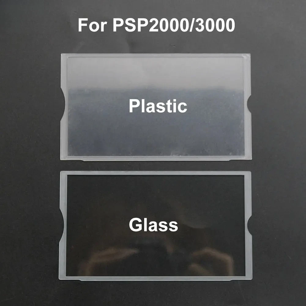 Clear Plastic Transparent Screen Cover for PSP 2000 / 3000 with Mirror Finish Display Lens Protector