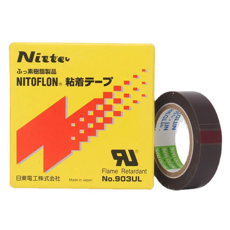 JAPAN Original PTFE Tape,903UL High Temperature Insulating Electrical Tape, Heat-resistant Adhesive Tape for Sealing Machine