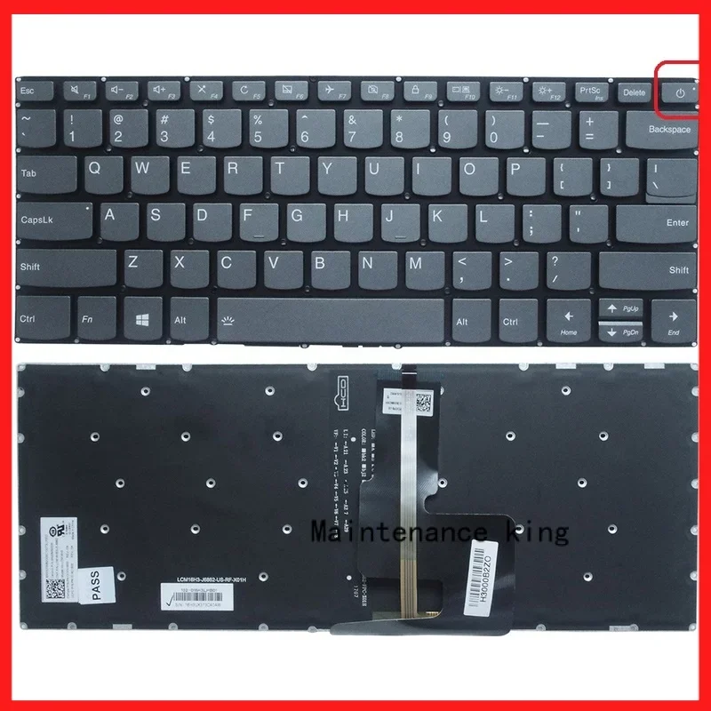 

New US Keyboard Backlight for Lenovo IdeaPad 320 15 320-15ABR 320-15AST 15IAP 15IKB 320S 15ISK 320S-15IKB V130 14IKB 14IGM