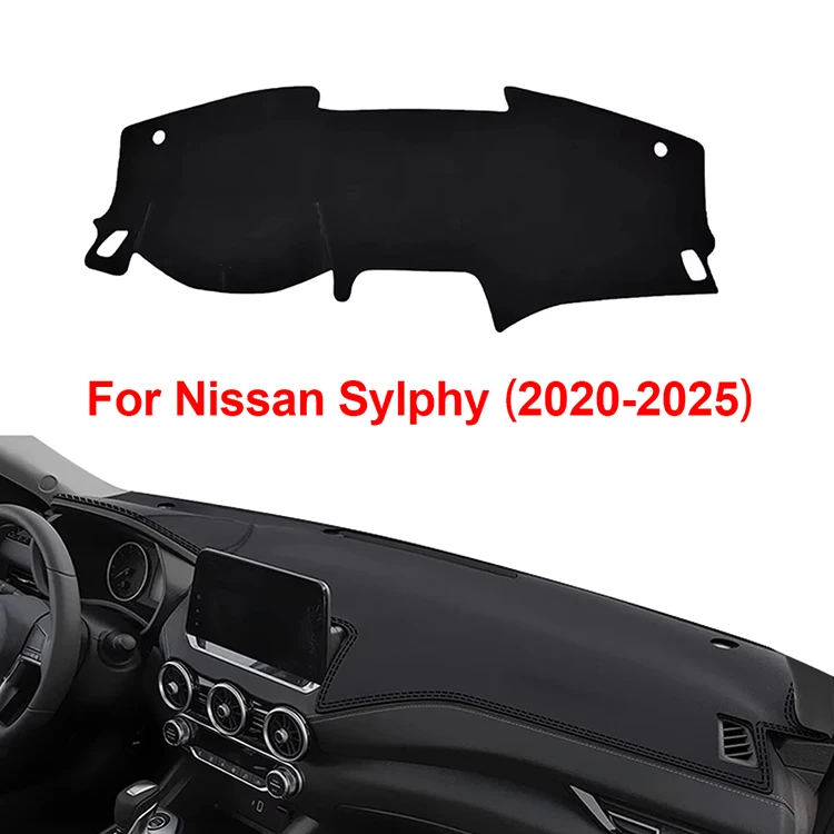 

Car Dashboard Cover Pad For 2020-2025 Nissan Sylphy Sunshade Protector Anti-UV Dash Mats Non-slip Pads Interior Accessories