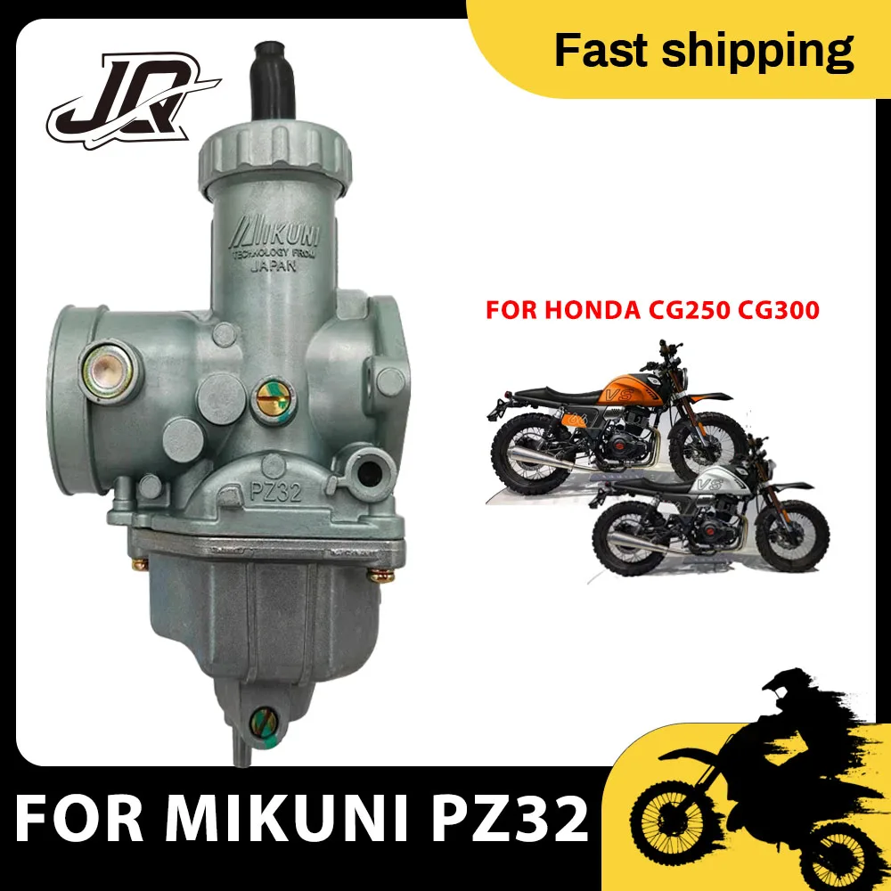 

For Mikuni PZ32 for Honda CG250 300CC Carb Carburador ATV QUAD Dirt Bike Scooter Motorcycle Modified Carburatore Carburetor