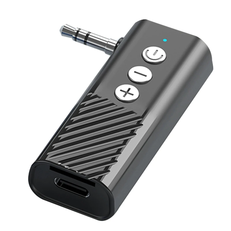 A39Q-Wireless Bluetooth 5.3 Transmitter Receiver 3-In-1 USB Adapter Audio Receiver Bluetooth Car Charger Aux For TV Speakers