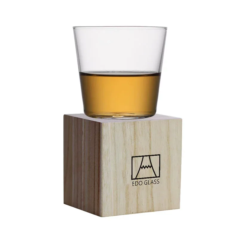Transparent Crystal Glass Cup With Gift Box Ultra-Thin Minimalist Glassware And Wine Glasses Whiskey Tumbler Brandy Snifter