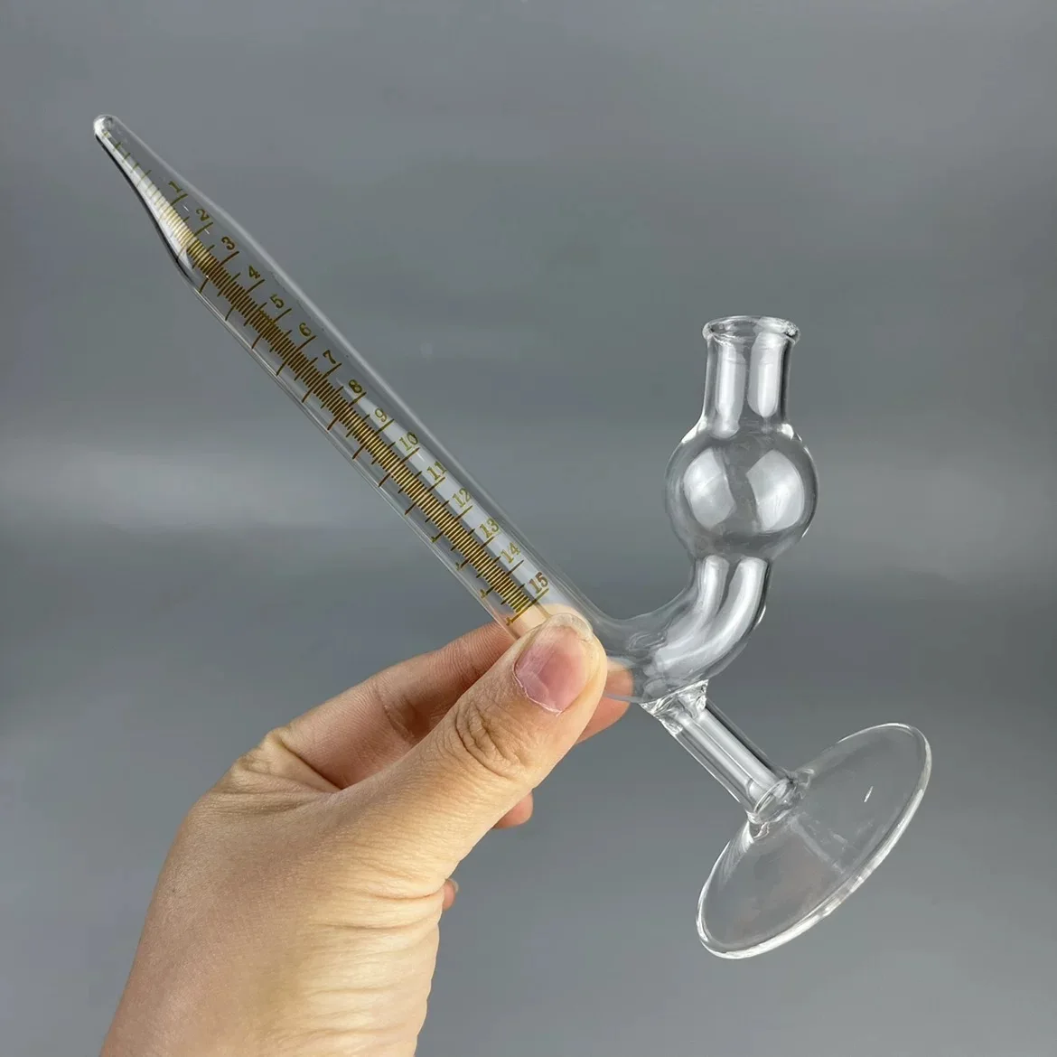 

Fermentation Tube 15ml Pointed Glass Bird Cup Graduation 0.1 Acid And Alkali Resistant Graduated Tube High Temperature Resistant