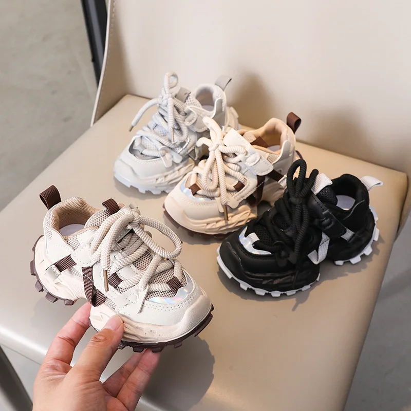 2026 Size 21-30 Baby Toddler Shoes for Boys Girls Breathable Mesh Little Kids Casual Sneakers Non-slip Children Sport Shoes