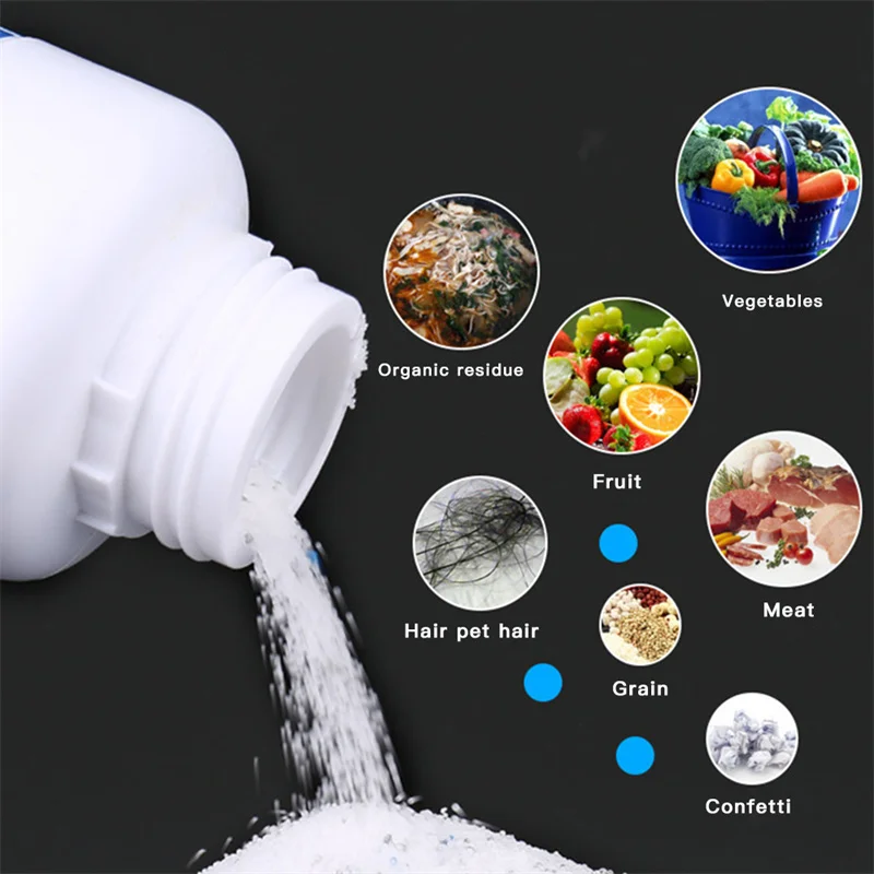 110g Pipe Dredging Agent Powerful Kitchen Sink Drain Cleaner Bathroom Dredge Deodorant Toilet Sewer Fast Cleaning Tools