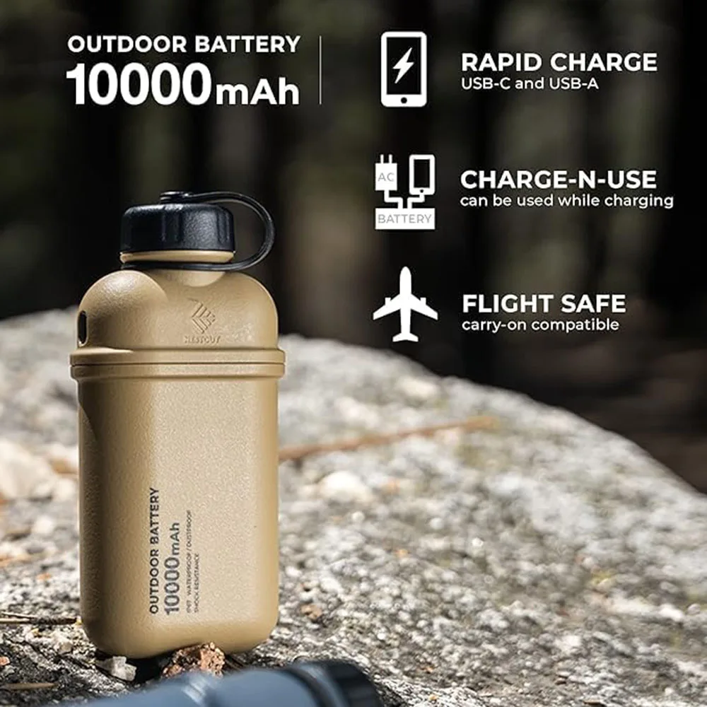 Elecom Nestout Rugged Power Bank 10000mah 15000mah Outdoor Battery Charger