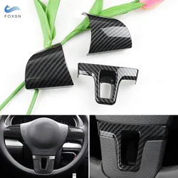 For VW Golf 6 MK6 Bora Passat B7 Jetta Polo Tiguan Caddy Touran CC Eos Sharan Car Auto Steering Wheel Frame Cover Accessories