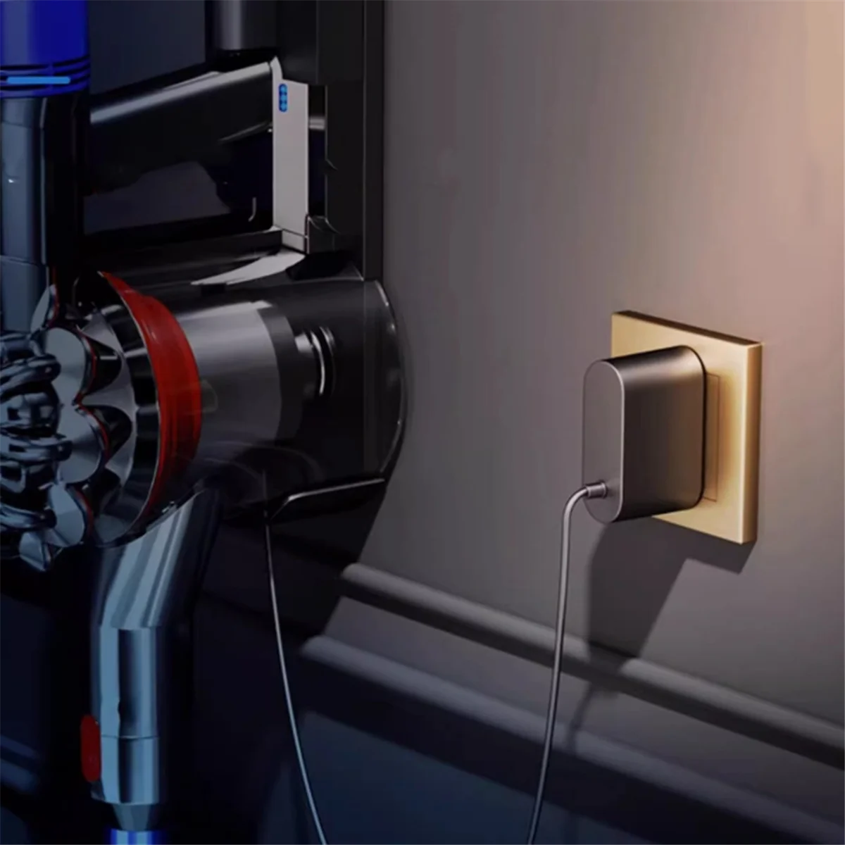 FZFZ 30.45V 電源コード交換用 V10 スリムコードレス掃除機アクセサリー充電電源コード米国プラグ