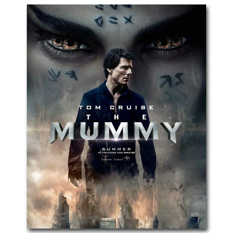D0691 Tom Cruise The Mummy Movie Silk Fabric Poster Art Decor Indoor Painting Gift