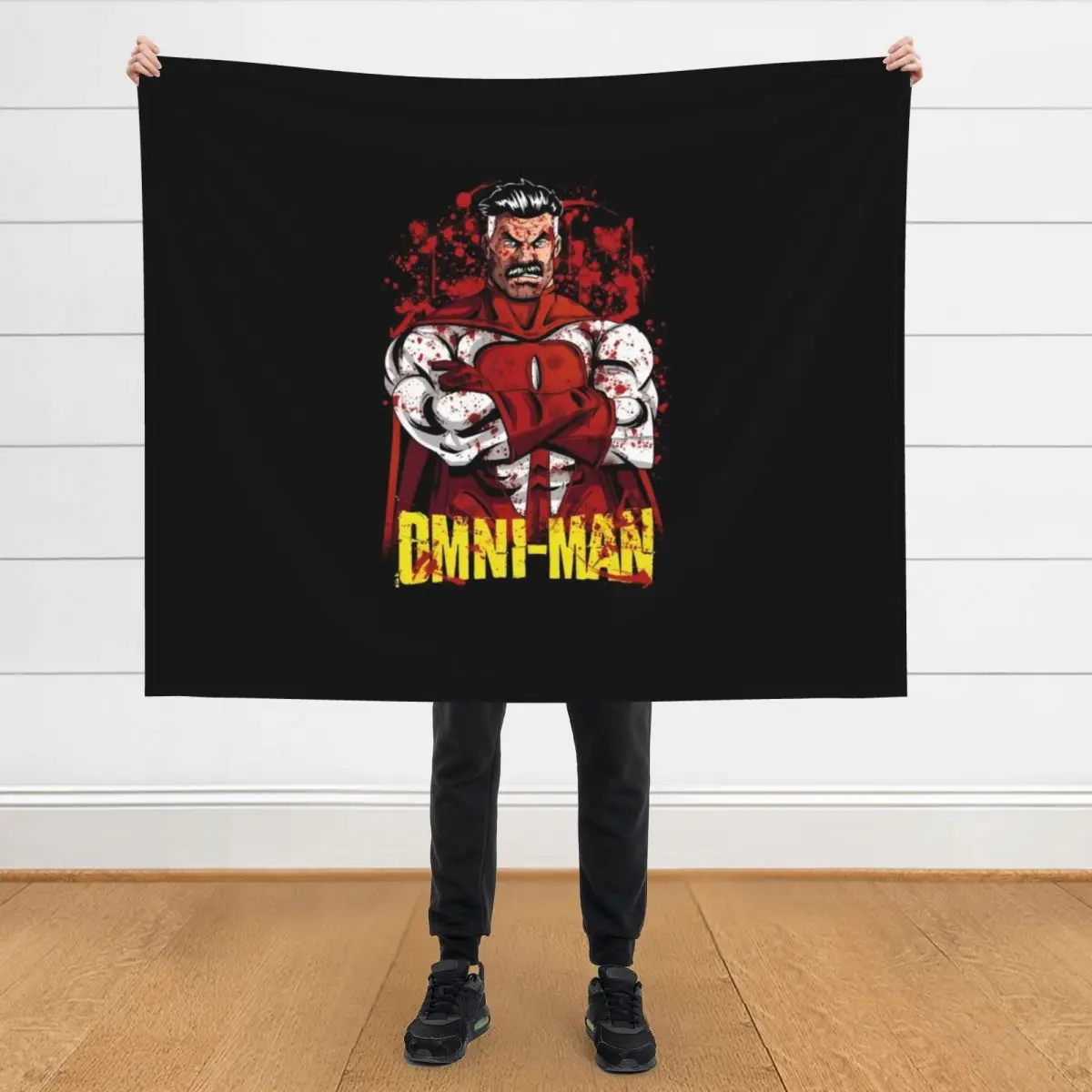 

OmniMan Throw Blanket halloween Sofa Thin Blankets