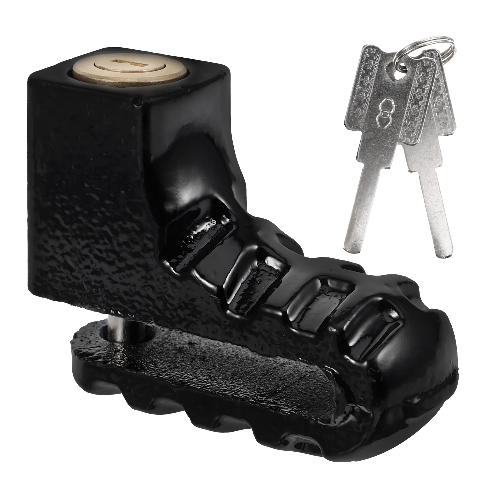 

Bicycle Lock Disc Brake Motorcycle Bike Dirt Accessories Keys Small Portable Waterproof Anti Wear Lightweight Sturdy Long Time