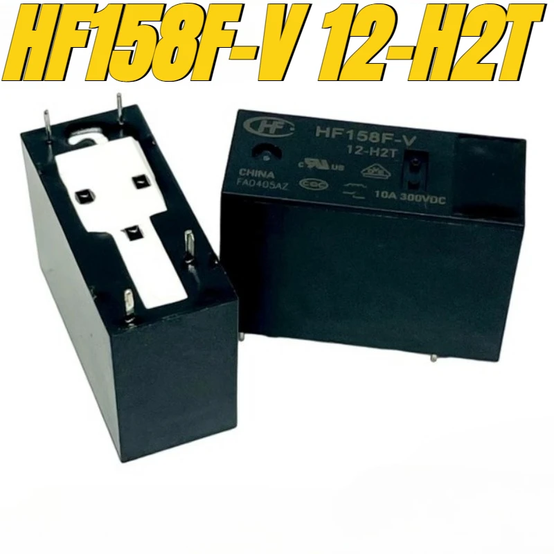 

（Brand New Original）1pcs/lot 100% original genuine relay:HF158F-V 12-H2T 10A 12V 300VDC 4pins