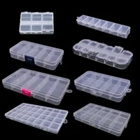 Boîte de rangement en plastique à 6 à 32 compartiments pour perles, bijoux et fournitures artisanales 1