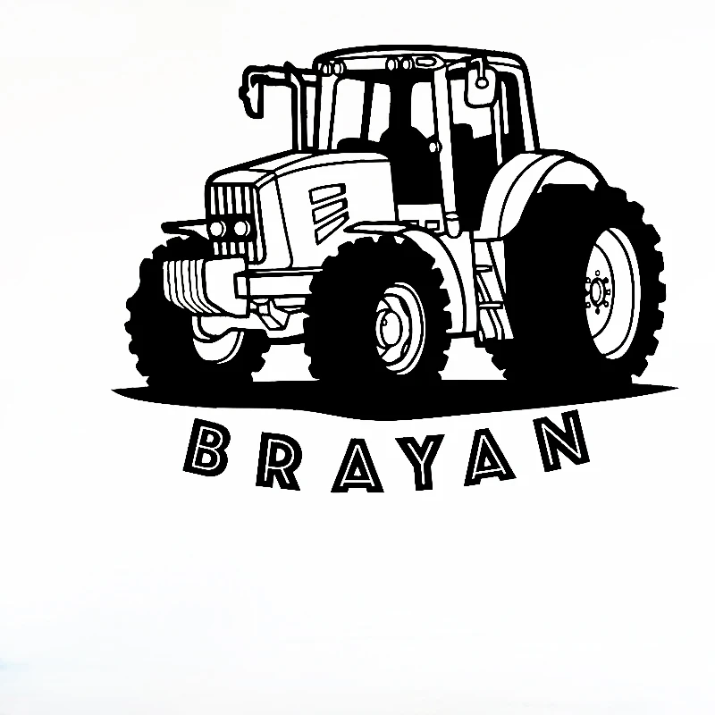 

Stylish Tractor Car Accessories Products Stickers Sunscreen and Waterproof Exterior Parts Custom Decoration PVC Motorcycle