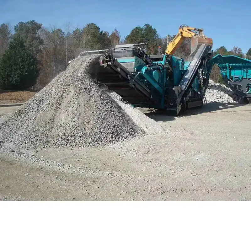 Mobile Stone Crusher Plant Crawler Mobile Crusher For Road Construction
