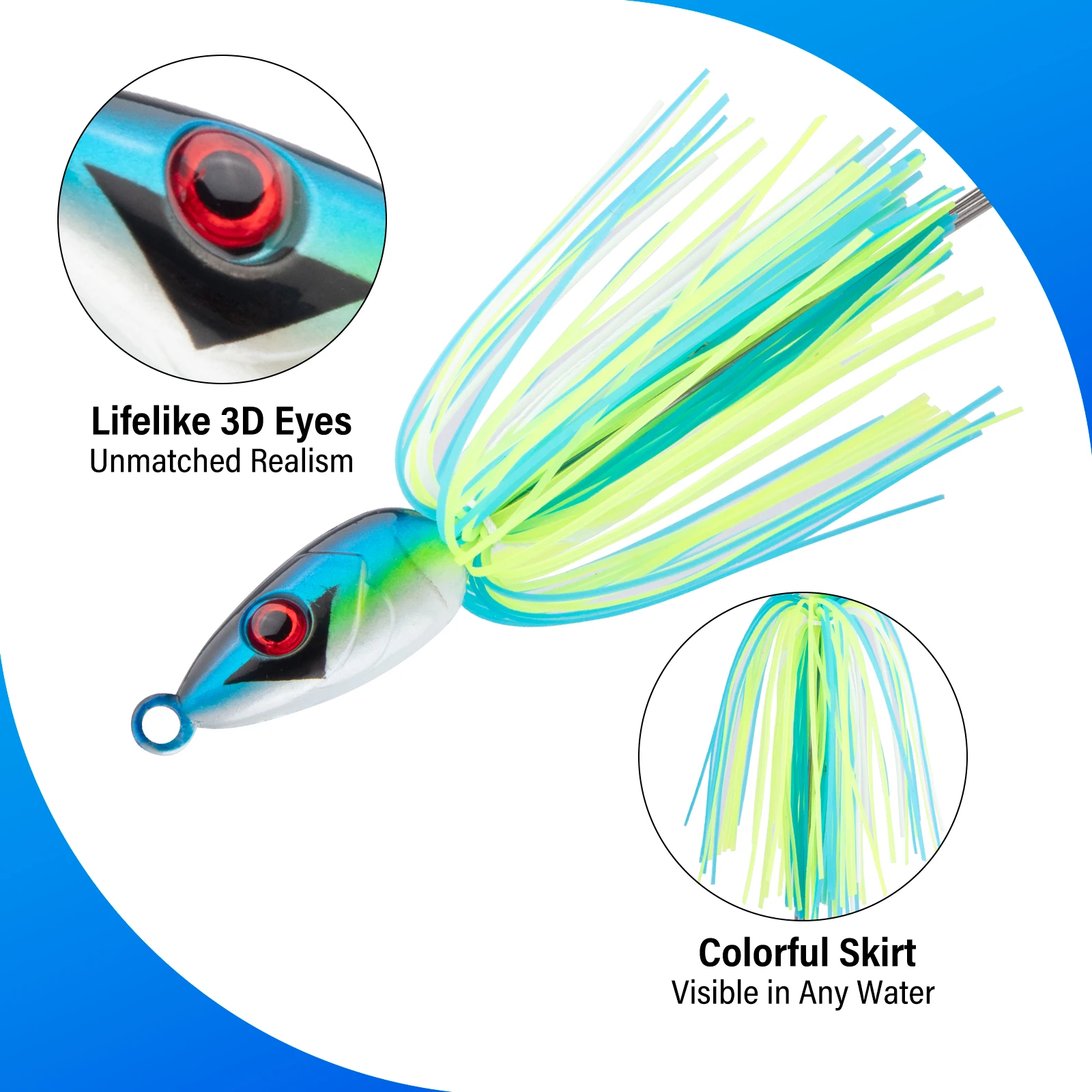 16.5g 20g Alabama Umbrella Rig - Fishing Lure Blade Bait 评论和价格
