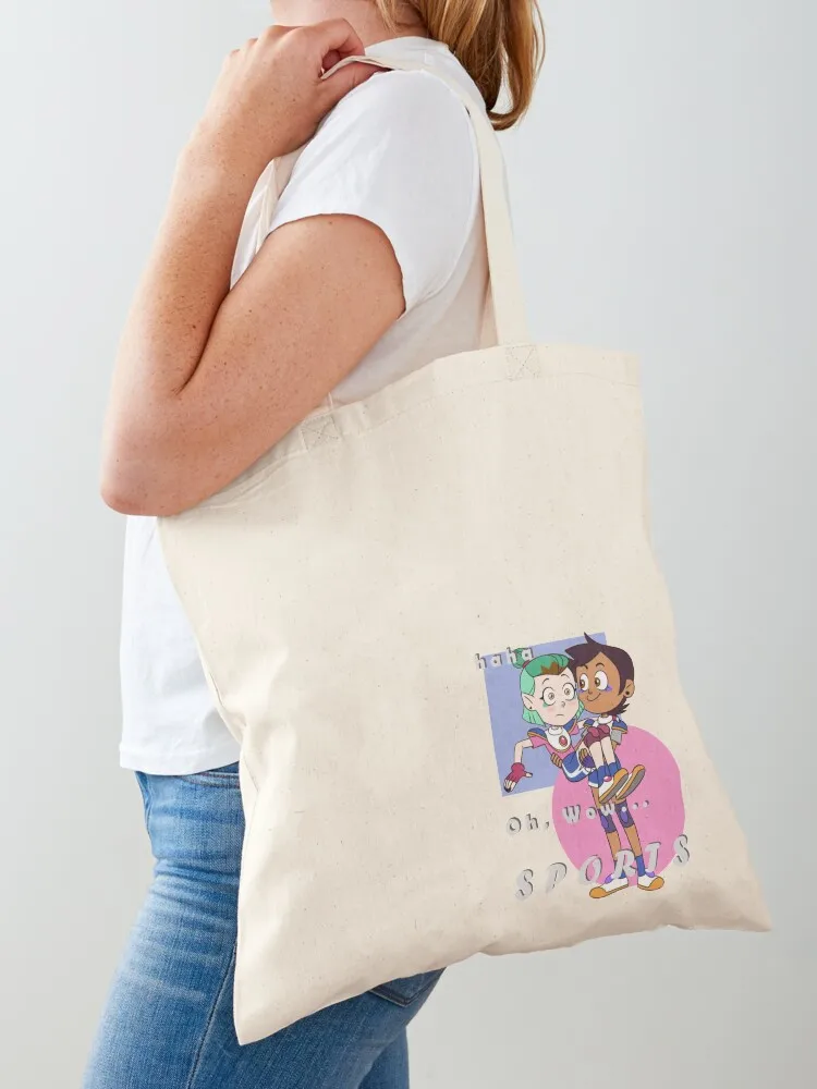 

Oh wow, sports Tote Bag Portable shopping bag eco pack Women's bags Canvas