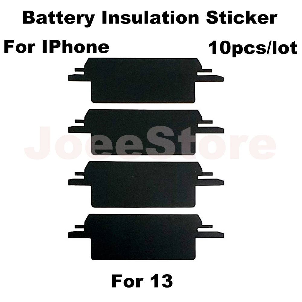 10pcs Battery Insulation Sticker For iPhone 11 12 13 14 X XS Pro Max XR Protection Tube Battery Cells Replace Wrapping Adhesive