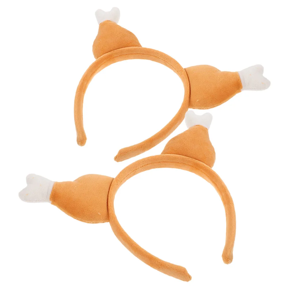 

2pcs Turkey Headb Funny Headdress Cosplay Costume Adult Party Accessories Photo Props Costume Accessories Adult Thanksgiving