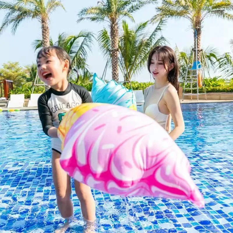 特大インフレータブルおもちゃアイスクリームフローティングウォーター Paly パーティー小道具夏の屋外プールビーチ Pvc インフレータブルおもちゃ写真モデル