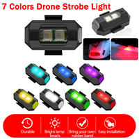 Universal 7 Colors Drone Strobe Light for Motorcycle Bicycle Drone Scooter USB LED Anti-collision LED Flashing Warning Light