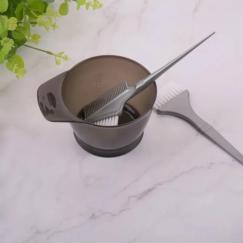 

Professional hair dye bowl set with double-sided hair dye brush and color mixing bowl, DIY salon hair dye tool