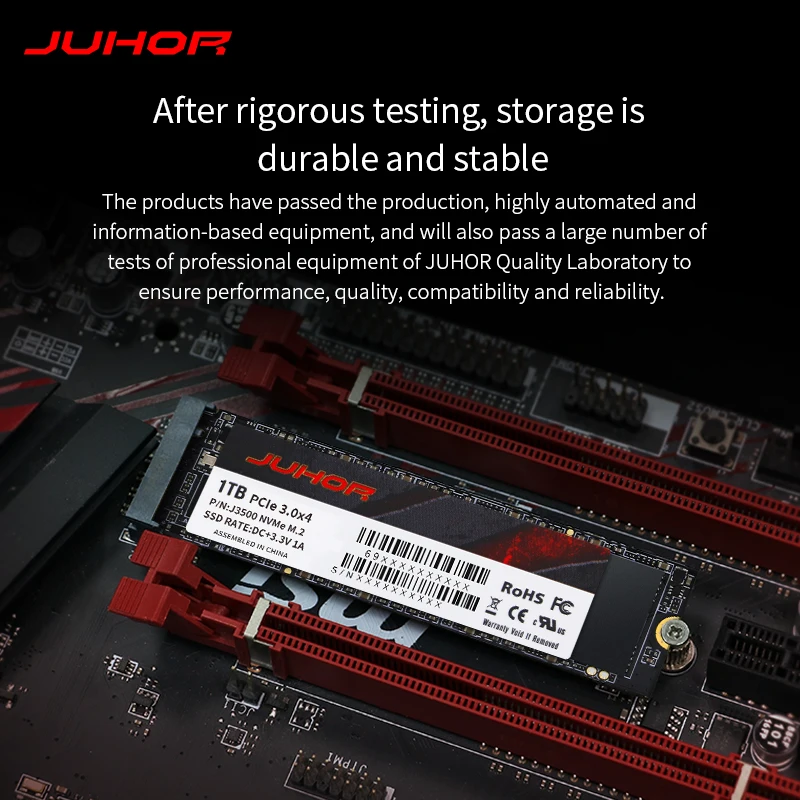 JUHOR M.2 PCIE 3.0 256GB 512GB 1T 2T SSD