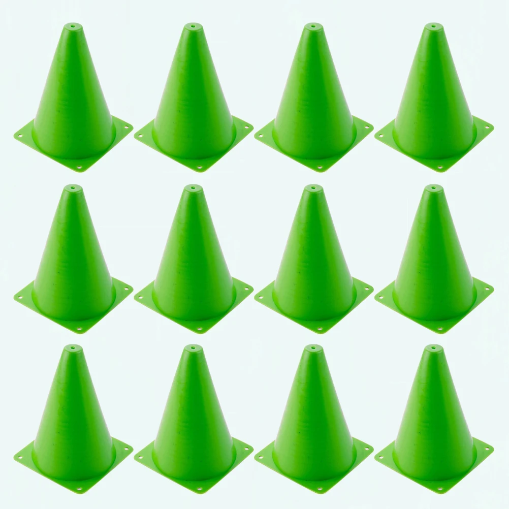 

12 Pcs Football Training Cone Mini Traffic Cones Sports for Camouflage Roadblock
