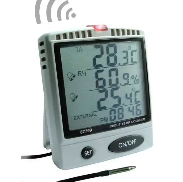Hot Sales AZ87799 IN/OUT Humidity Temperature Datalogger AZ 87799 Temp RH% Data Logger