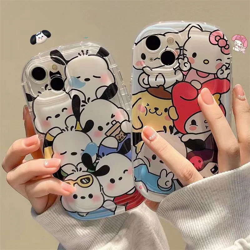 Cute 3D cartoon Sanrio phone case For Huawei Y9S P30 P40 Lite Nova 5T Y70 7i 10 8 9 7 SE Y90 11 Pro Mate 60 50 Pro TPU Cover