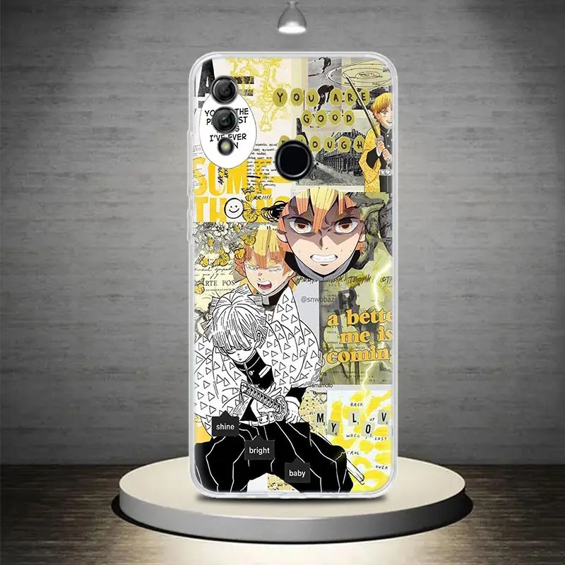 Demon Slayer Anime Kimetsu No Yaiba Phone Case Capa For Huawei Honor 9 10 Lite 9X 8X 8A 8S Y5 Y6 Y7 Y9 P Smart Z 2019 1020i Patt