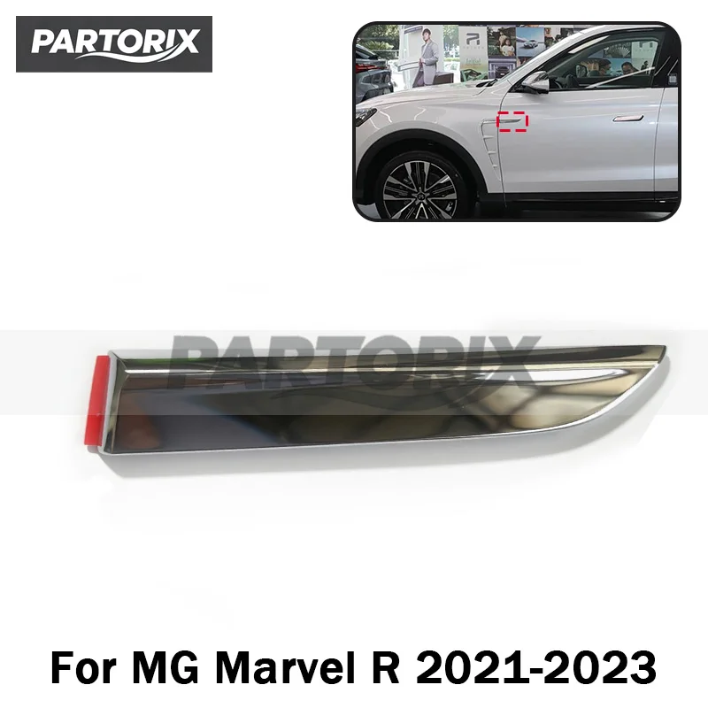 Fender Leaf Panel Side Light Decoration For MG Marvel R 2021-2023 Front Fender Panel Frame Side Turn Signal Trim 10493271