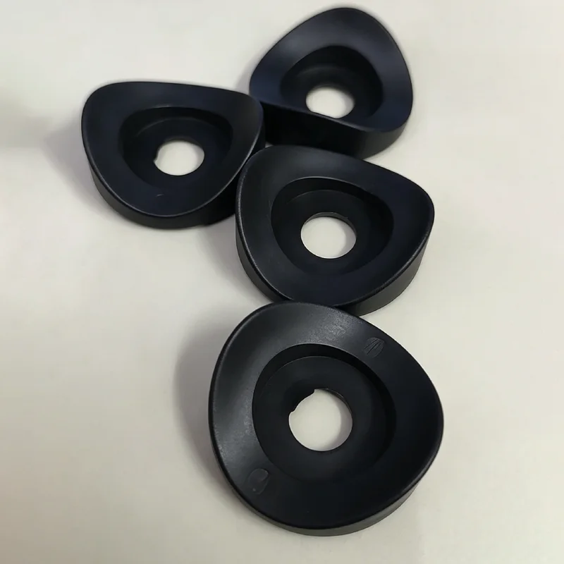5-100pcs Black Duckbill Spacer 16/18/19/22/25mm Hollow Joint Round Tube Chair Fastening Washer Piece Plastic Curved Spacer