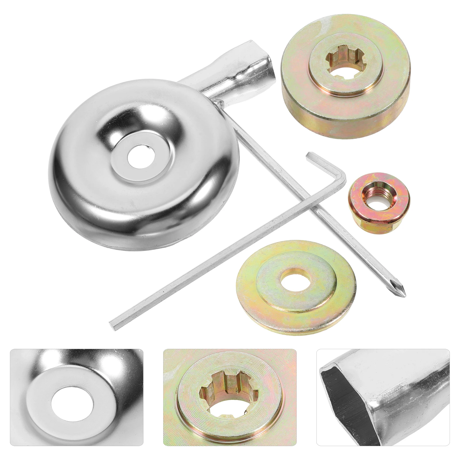 

6pcs Blade Adapter Attachment For Lawn Mowers Brush Cutters Trimmers 25Mm Spindle Low Vibration Durable