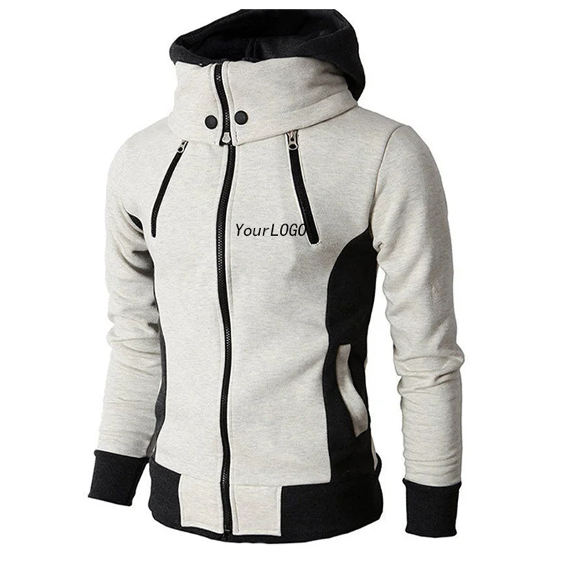 Custom Logo Colorful Fashion Hooded Baseball Jacket Men's Classic Movie Series Jacket Casual Men's Creative Hip Hop Street Appar