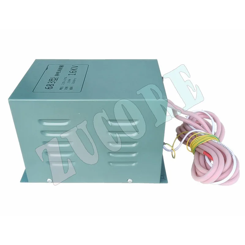 16KV 250W 정전기 제거기 오일 변압기 가방 제작 기계 필름 종이 부직포로 정전기를 제거합니다.