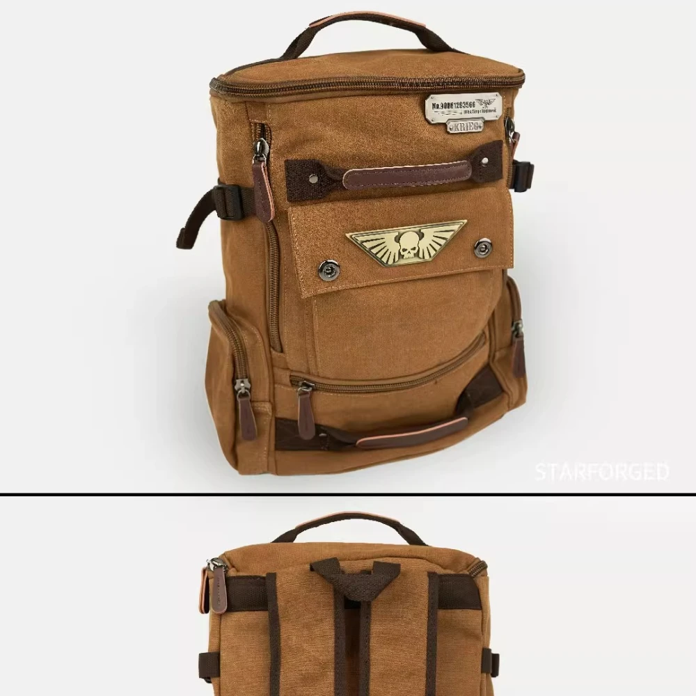 حقيبة ظهر Starforged المحمولة ذات سعة كبيرة جدًا Warhammer 40K Krieg Siege حقيبة أساسية متعددة الوظائف للسفر في الهواء الطلق
