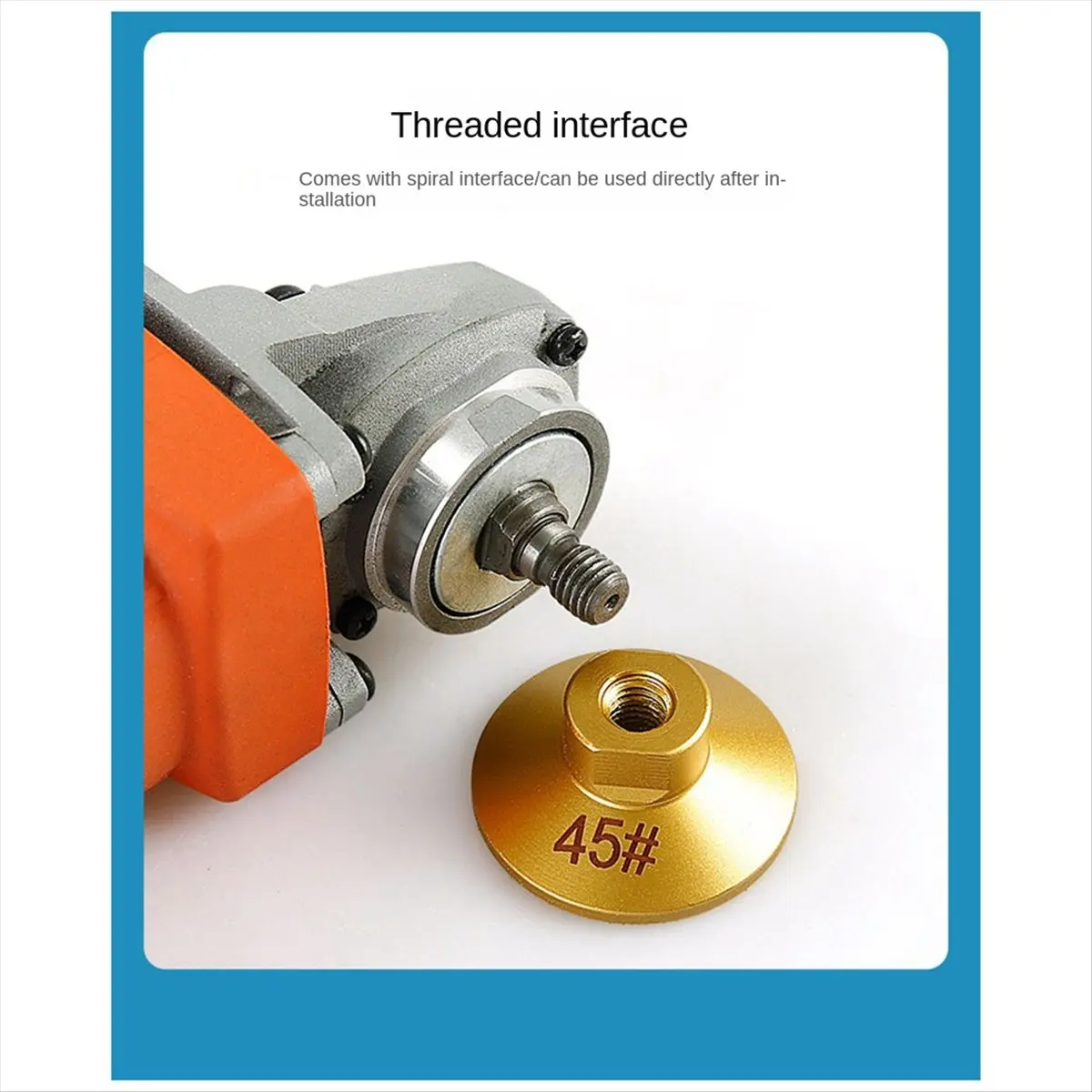 (AIMA) 45/60/100 Brazed Flat Grinding Head Abrasive Polishing Stone Marble Quartz Cobblestone Grind Sharp Efficient M10