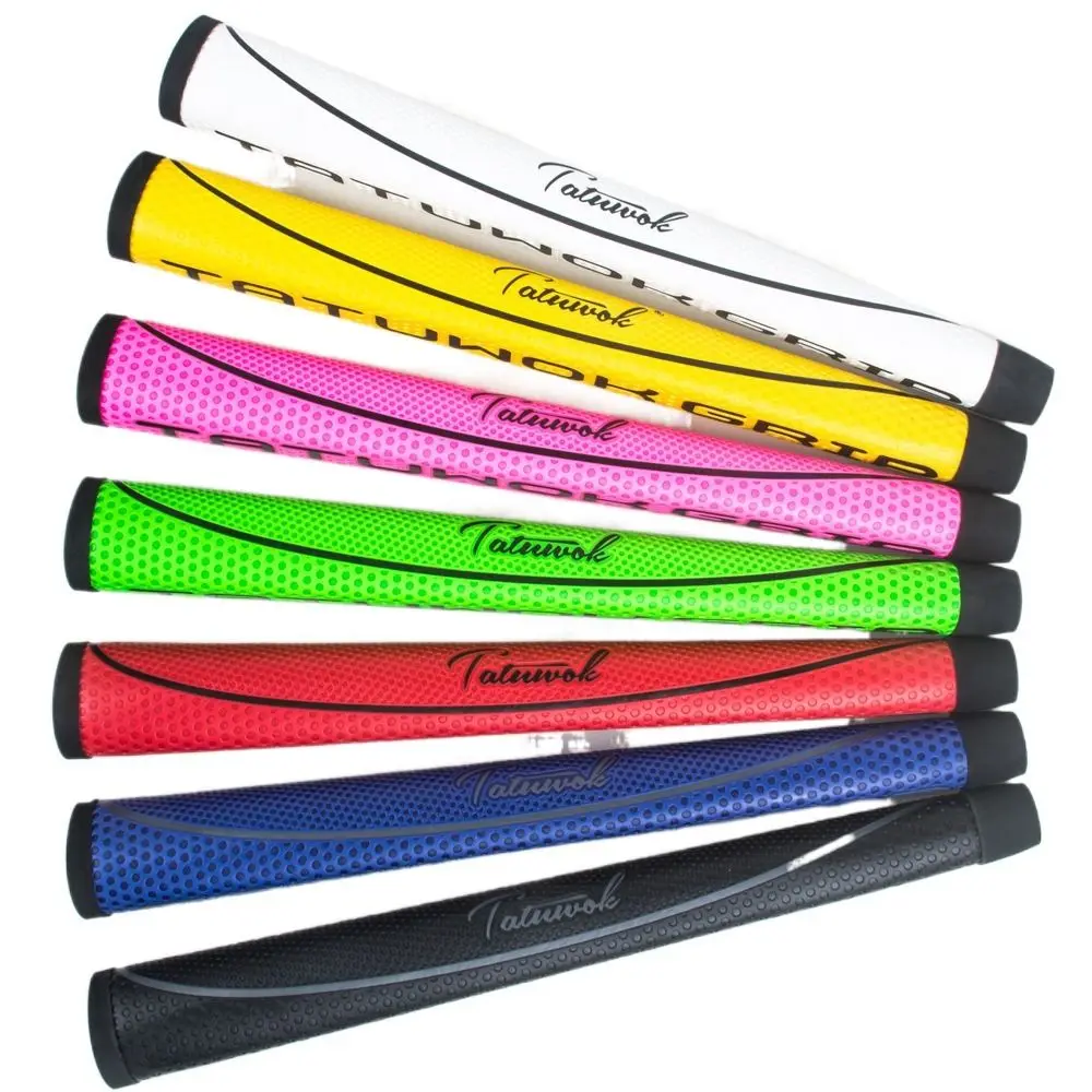

Красочная нескользящая ручка для гольф-клуба TAUTWOK, износостойкий чехол для гольф-клуба среднего размера, универсальный впитывающий пот рукав из искусственной кожи
