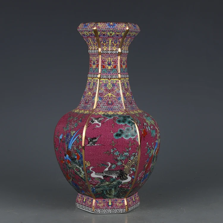 

Enamel Porcelain Vase for Home Decoration, Antique Enamel , Chinese Decoration