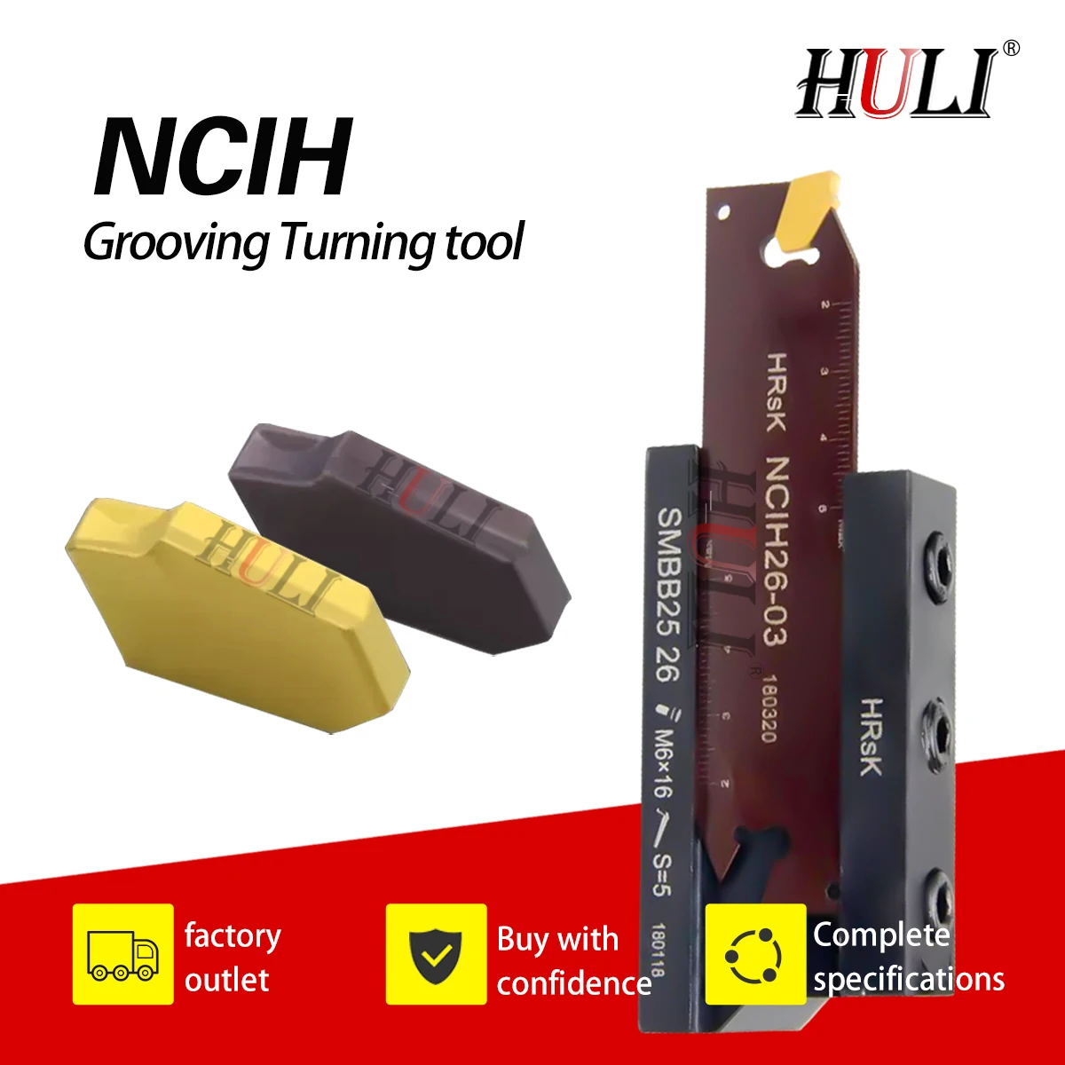 SMBB2026/2526/2032/2532/3232 Grooving Cut-Off Cutter Holder CNC lathe tools SP200/300/400 Cutting Insert NCIH26-03 Carbide Tools