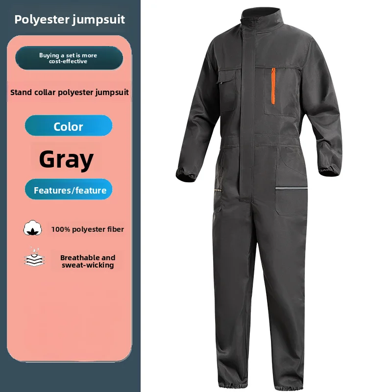 

Workwear for car 4S shops, coveralls for painting and auto repair, dust-proof mechanics' coveralls, protective work uniforms