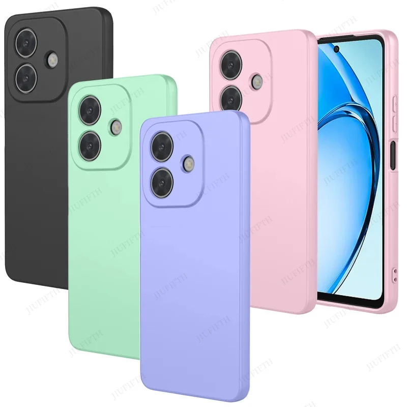 

For OPPO A40 A60 5G Frosted Rubber Cases Rugger Armor Silicone Case Orrs Appo A4M A 3 A3 A3X 4G Flexible Liquid Silicone Coque